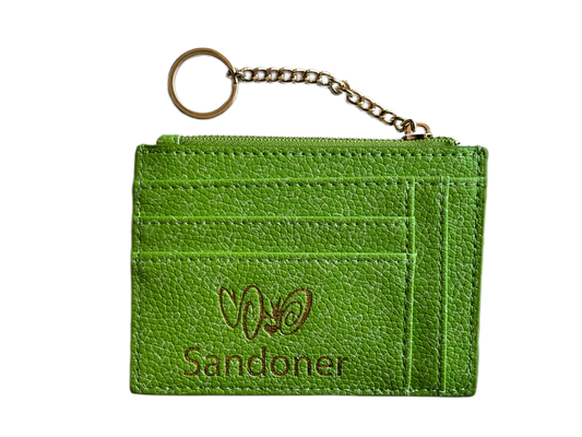 Green Stony Card Holder