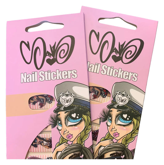 Sand Doll Nail Stickers — original product photo on white