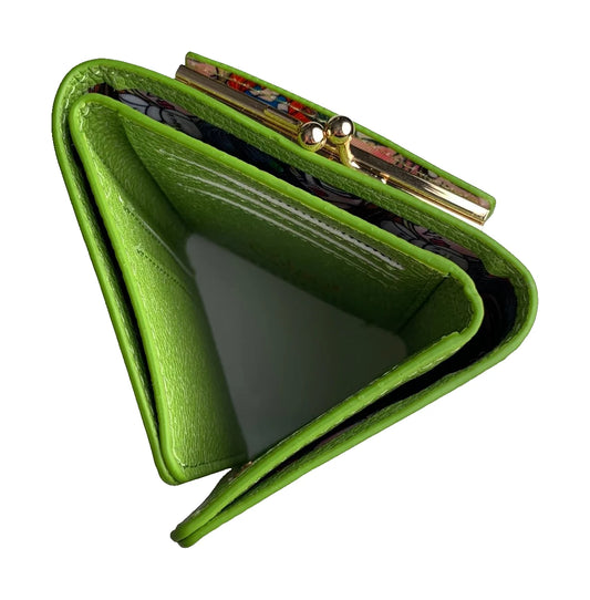 Green Stony Trifold Wallet — original product photo on white