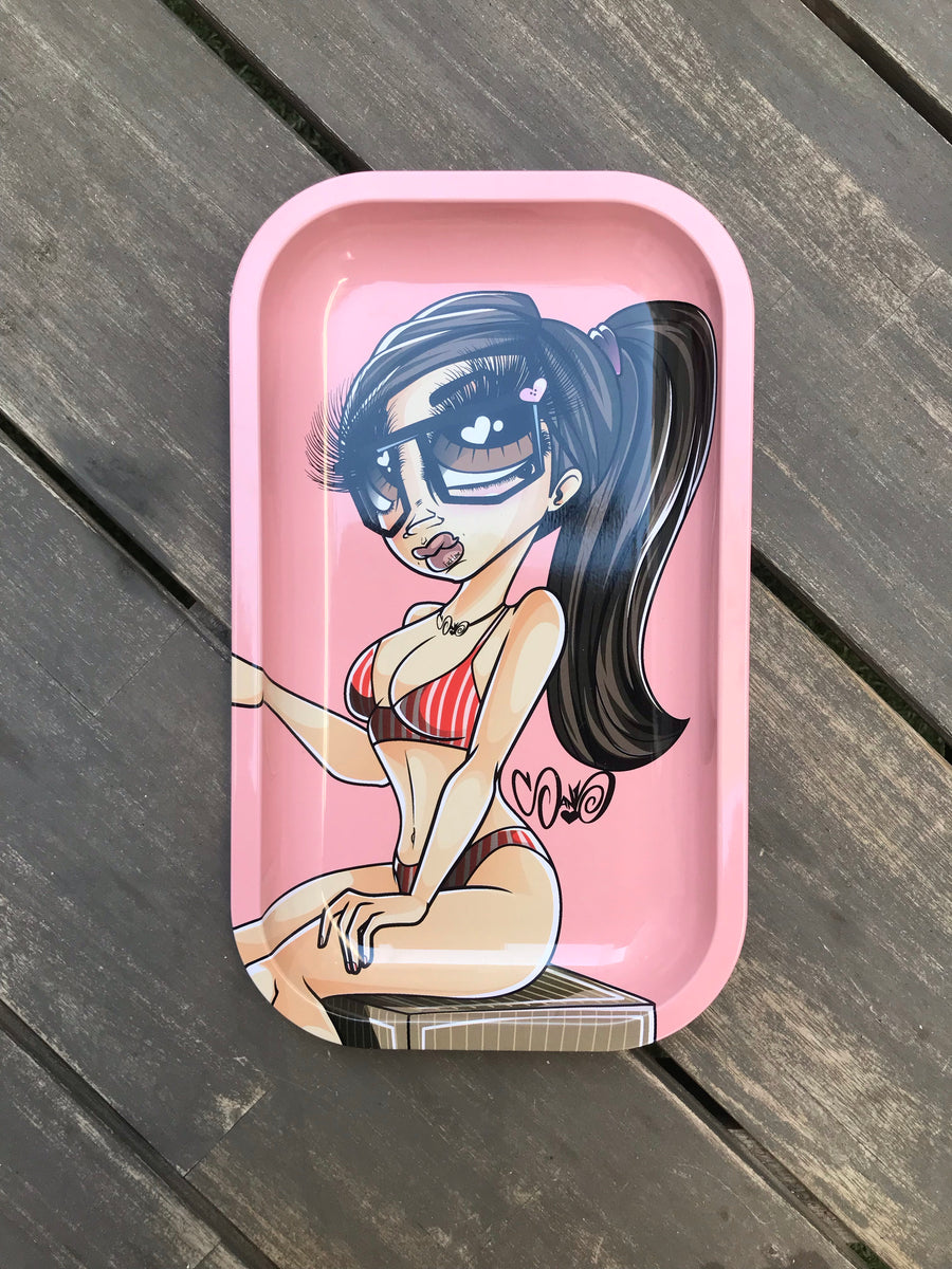 Stoner Girl Rolling Tray – Sam's Kreations