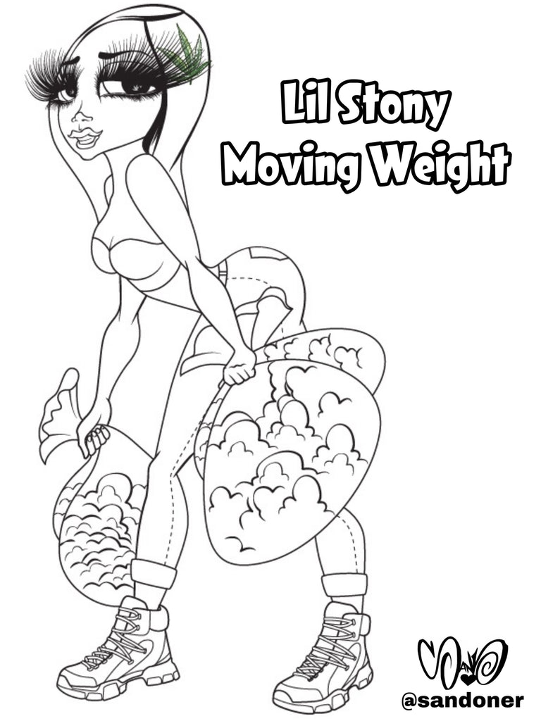 Stony Moving Weight Coloring Page