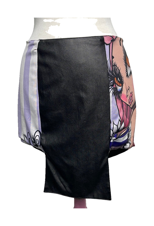 Vampy Sample Skirt – Small (Damaged) with original artwork on a white background