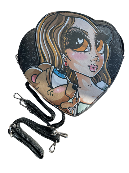 Sand Dolls Heart Purse
