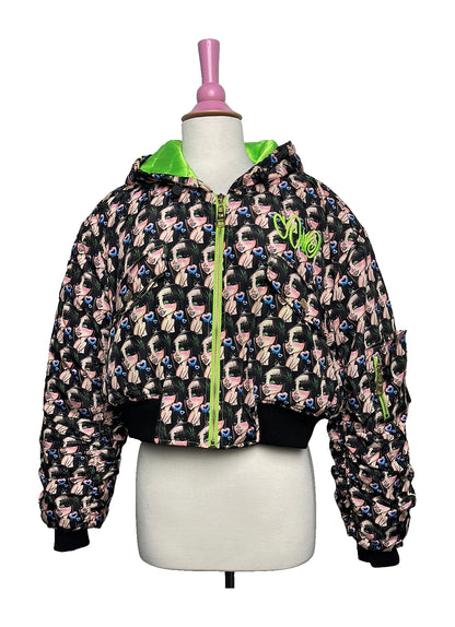 2020 Lil Stony Bomber Jacket – 2XL/3XL (Display Sample) with original artwork on a white background