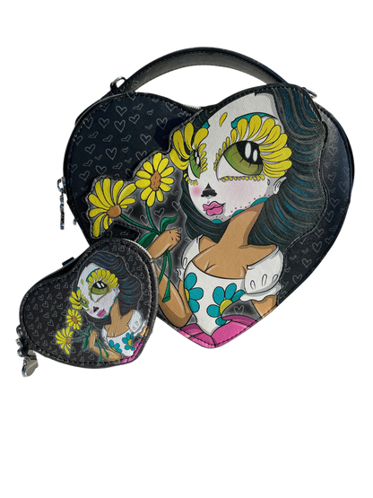 Sand Dolls Heart Purse