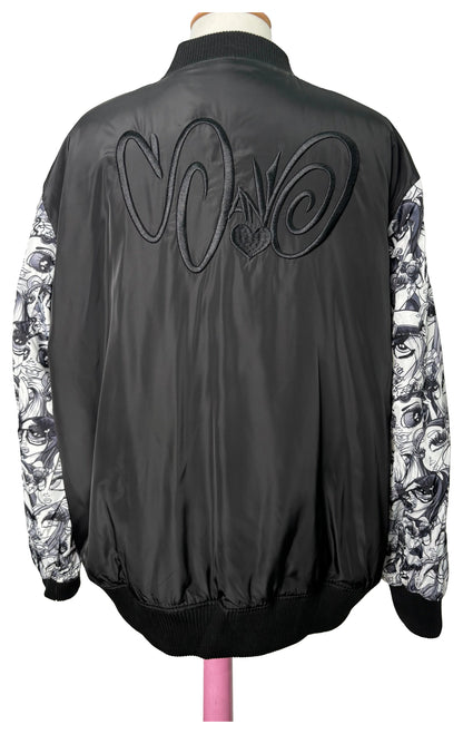 2018 Black & White Windbreaker — original product photo on white
