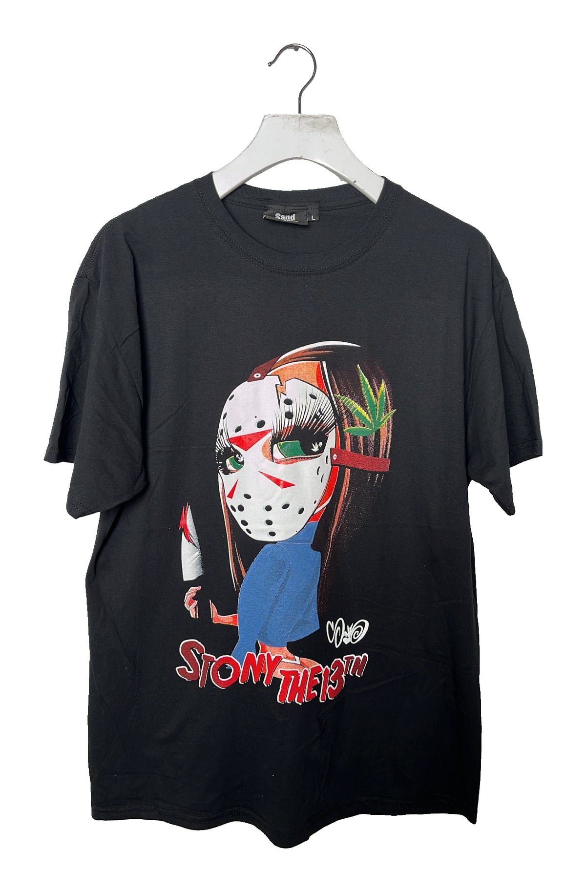 Stony Jason Vintage T-Shirt with original artwork on a white background