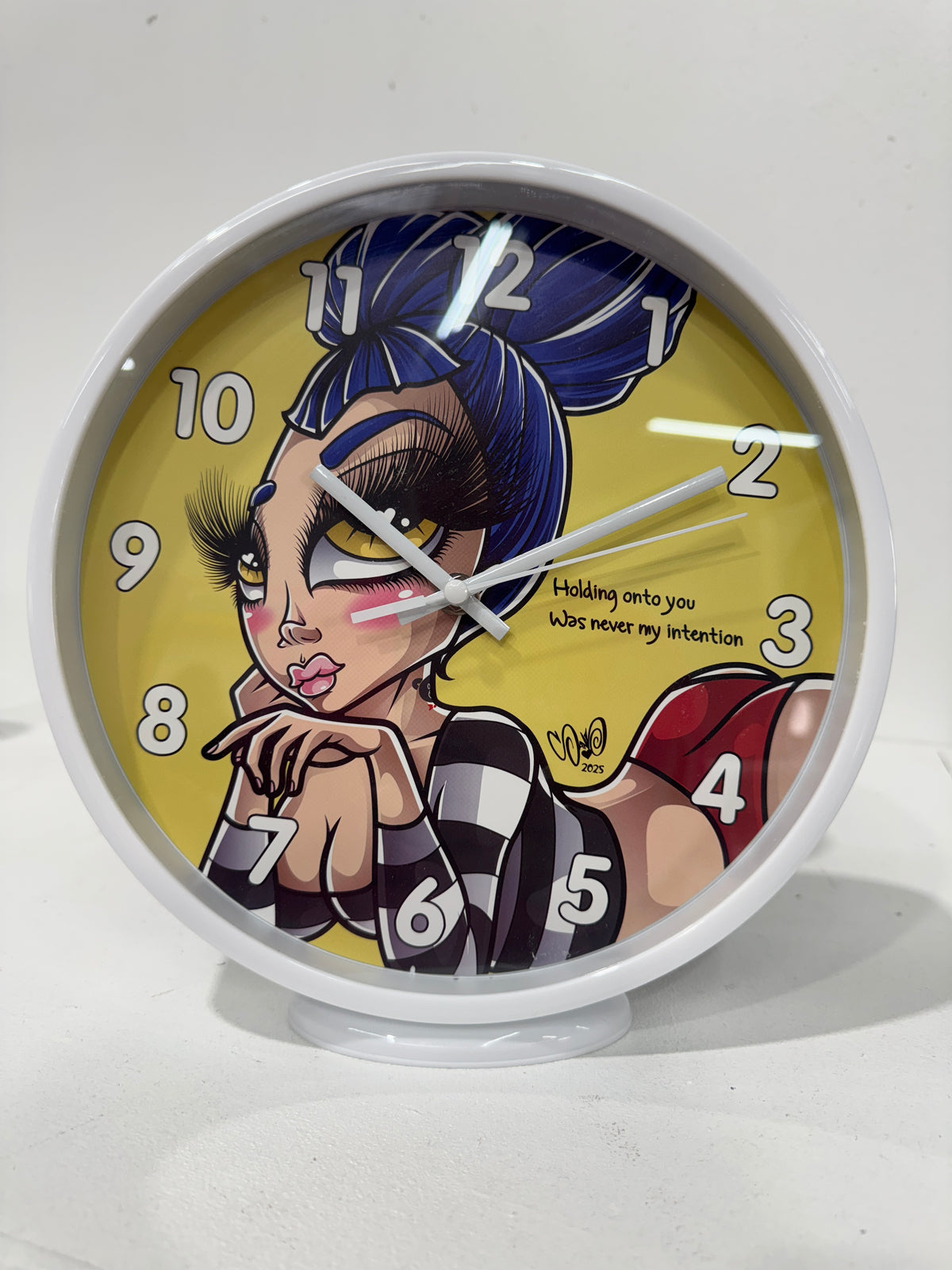 Stacks Wall Clock — Sand One product photo