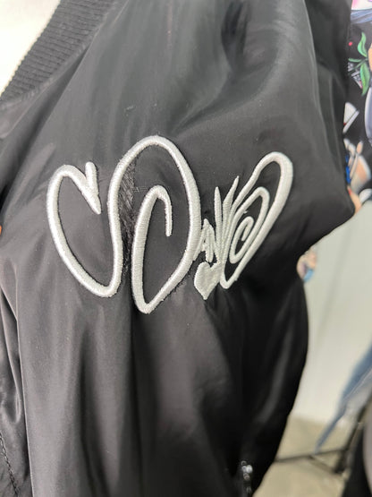 2018 Windbreaker – Colorful Collage Sleeves (L/XL, Damaged)