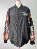 Windbreaker Jacket Colorful Collage sleeves L/XL