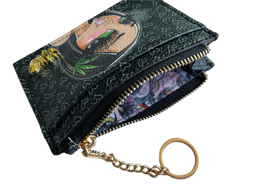 Stony Black Card Holder