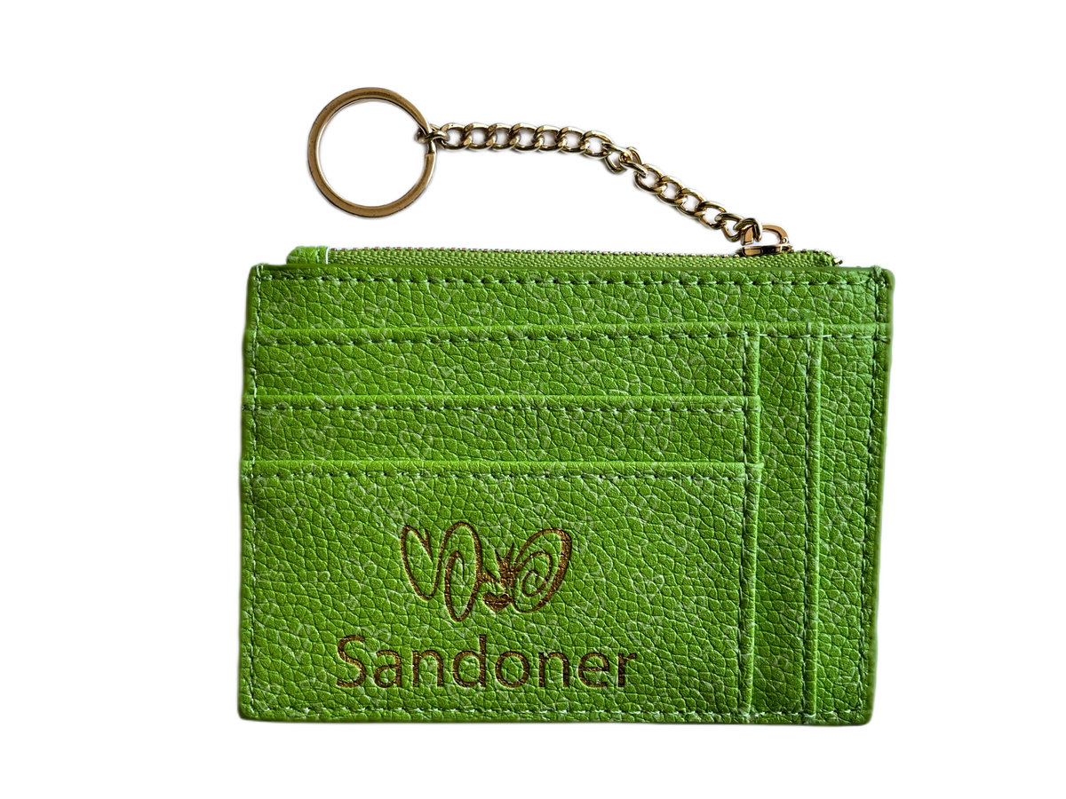 Green Stony Card Holder