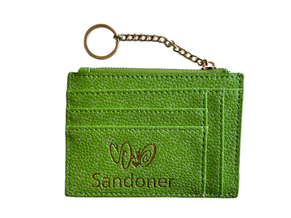 Green Stony Card Holder