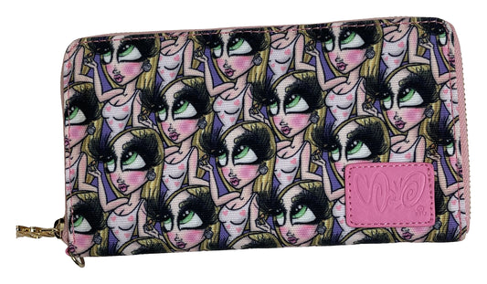 Mascara Baby Long Wallet 2017 with original artwork on a white background