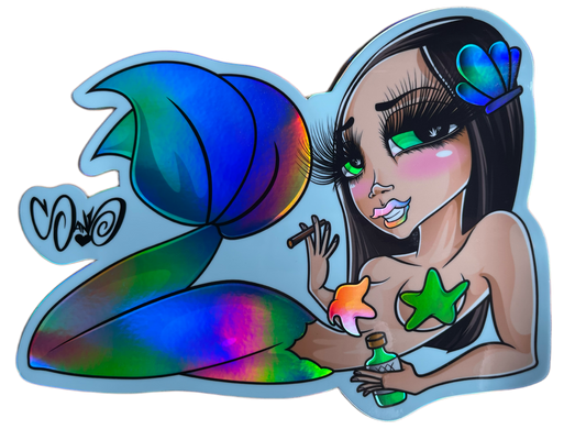 Stony Holographic Sticker — Sand One product photo