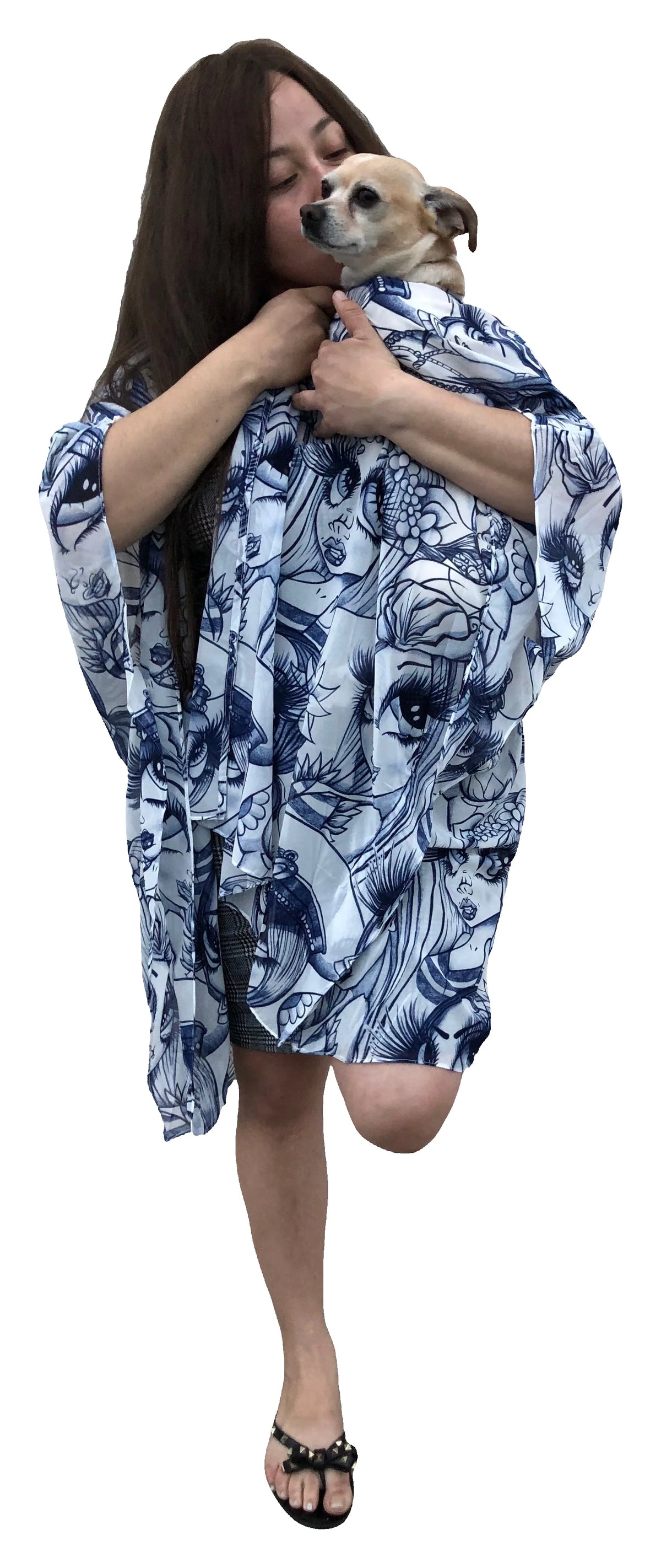 Doll Sketches Kimono — original product photo on white