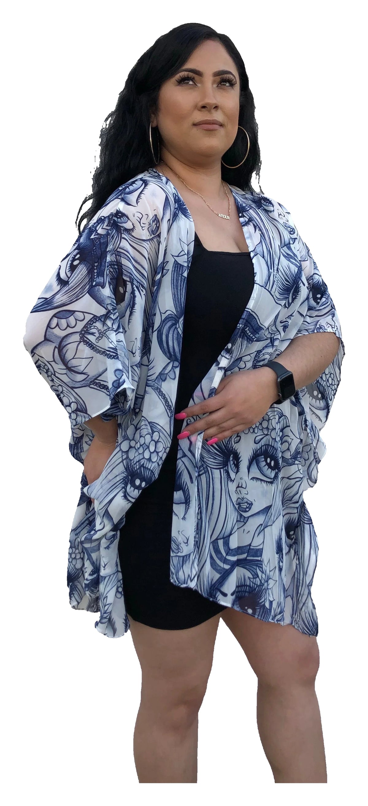 Doll Sketches Kimono — original product photo on white
