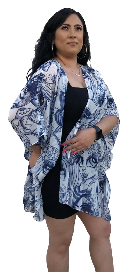 Doll Sketches Kimono — original product photo on white