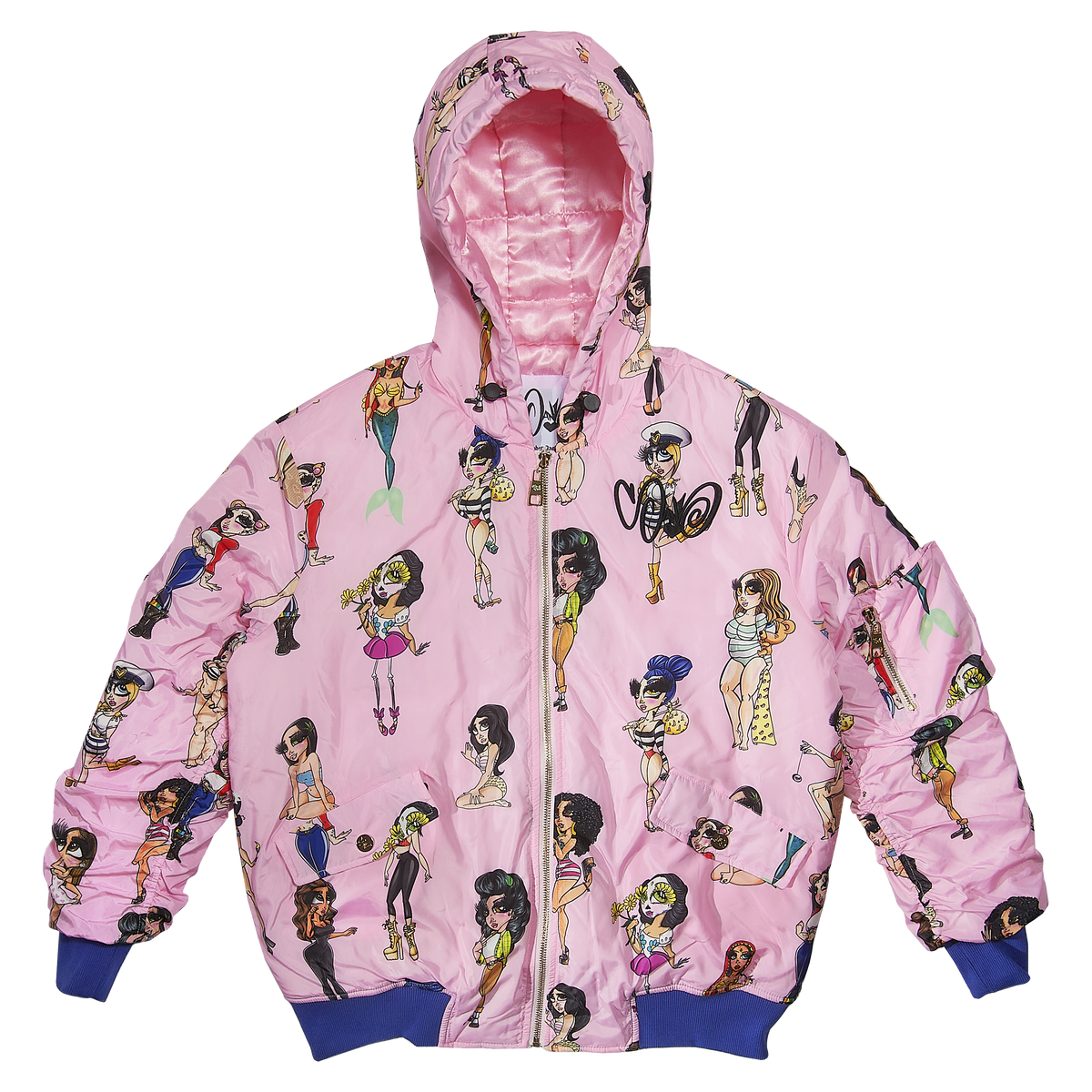 Pink Dolls Jacket — Sand One product photo
