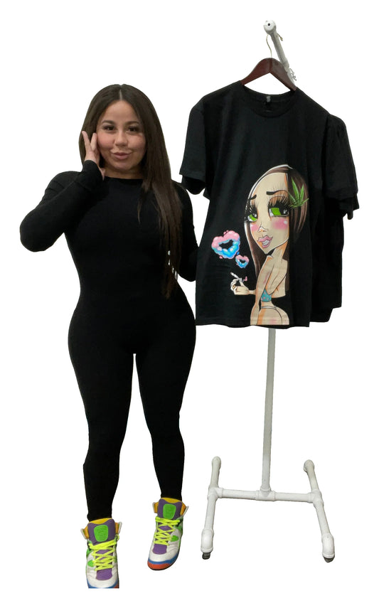 Stony Black Tee — original product photo on white