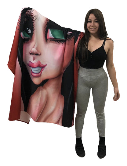 Sand Doll Shower Curtains — original product photo on white