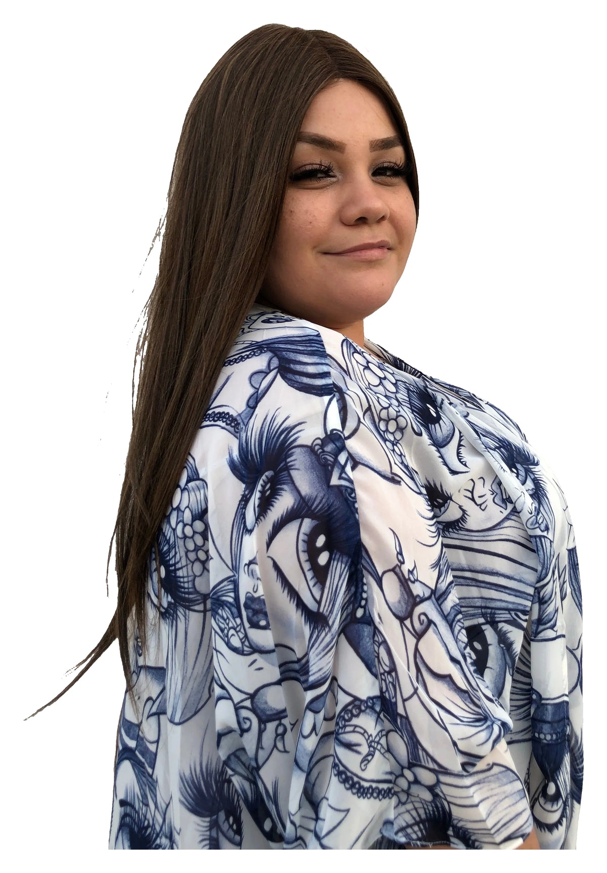 Doll Sketches Kimono — original product photo on white