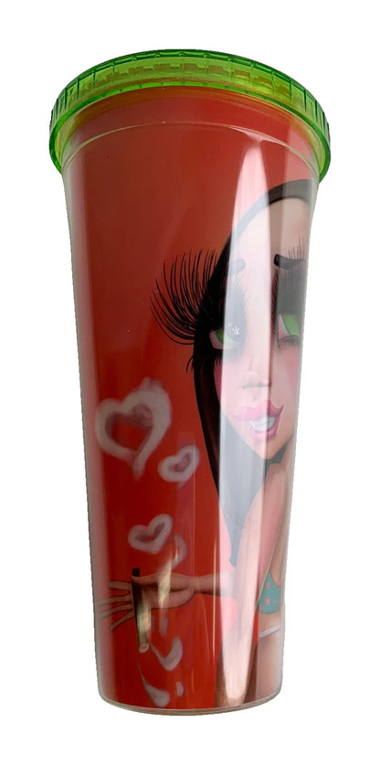 Red Stony Tumbler — original product photo on white